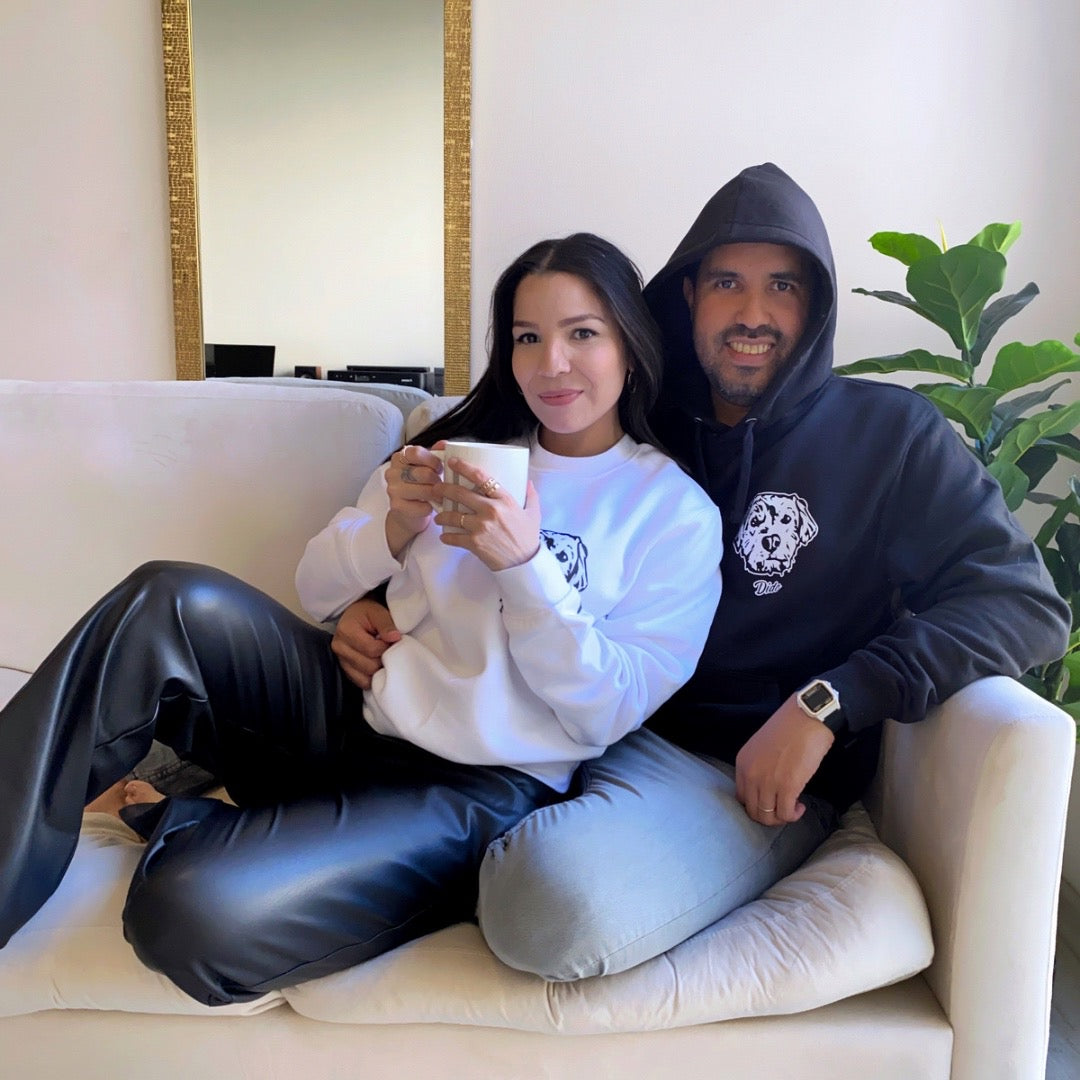 Polerón hoodie personalizado con la cara de tu peludito 🐾 | Foto impresa de regalo (Unisex)