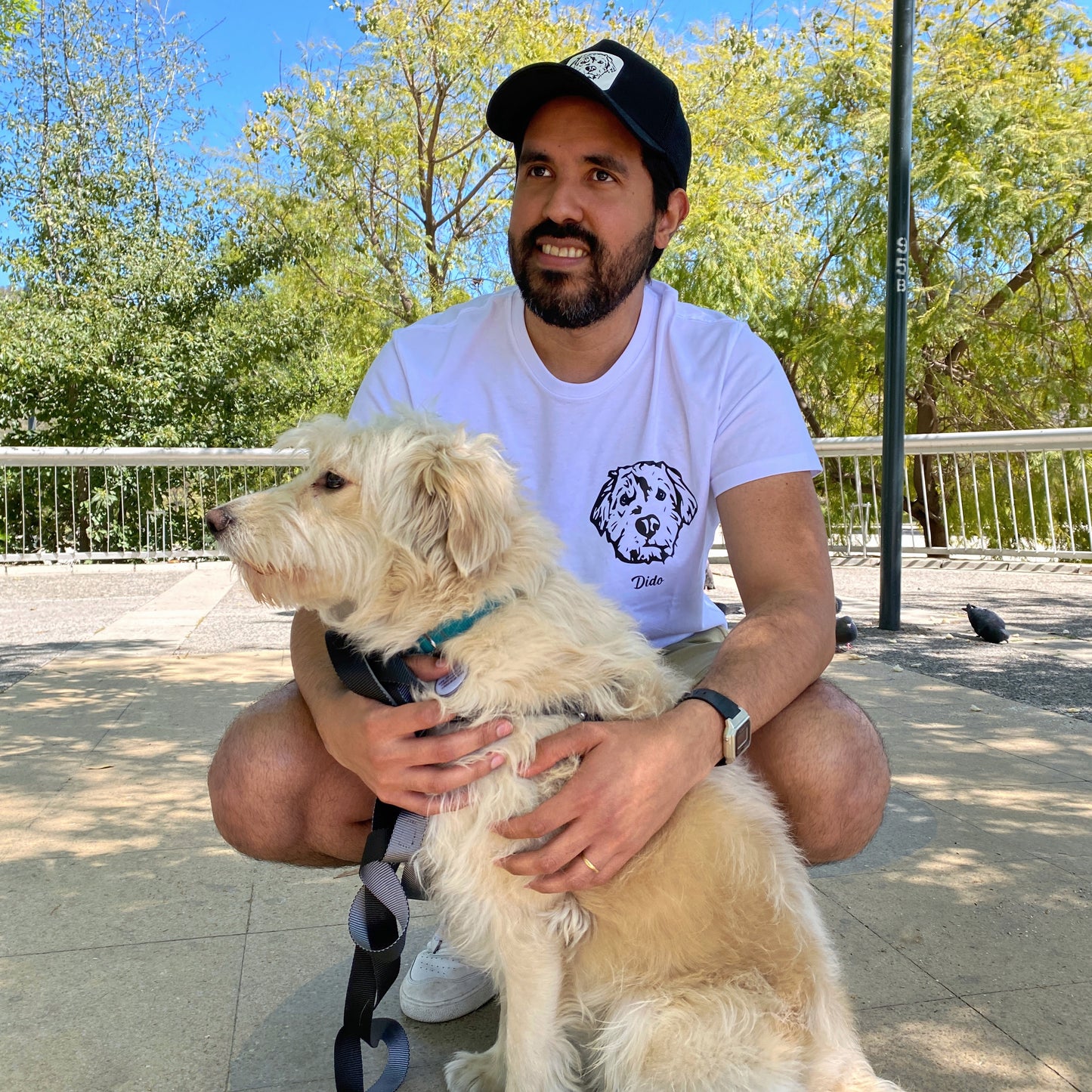Match Polera + Gorro Con la cara de tu perro o gatito (Unisex)