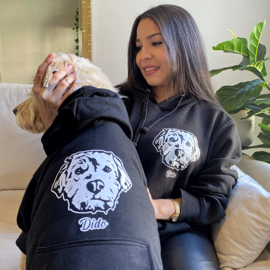 Polerón hoodie para perro con su carita 🐶🐈 (Personalizado)