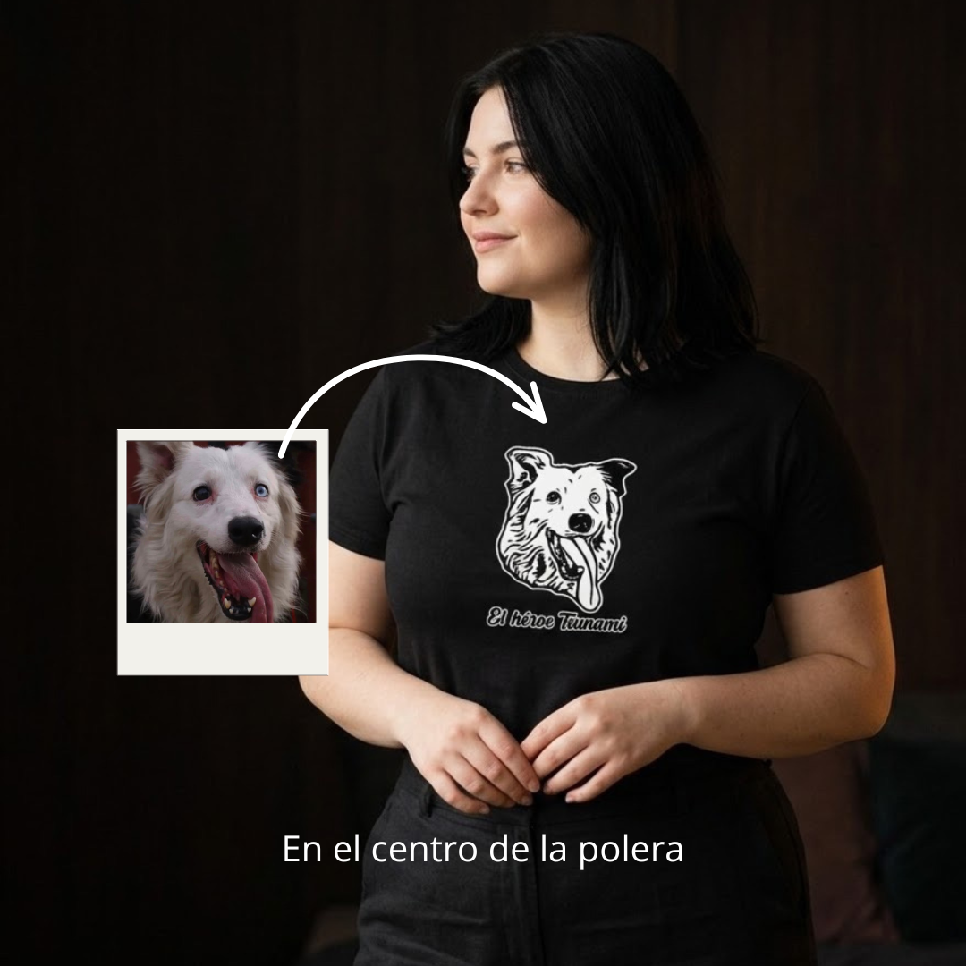 🖤 Polera Solidaria Tsunami | Honra a un héroe. Ayuda a salvar vidas. (Unisex)