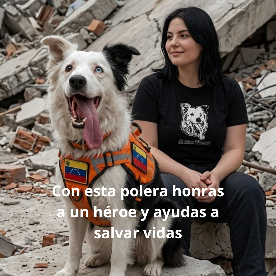 🖤 Polera Solidaria Tsunami | Honra a un héroe. Ayuda a salvar vidas. (Unisex)