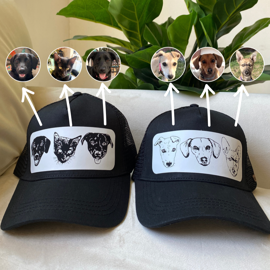 Gorro con la cara de tu perrito o gato (unisex)