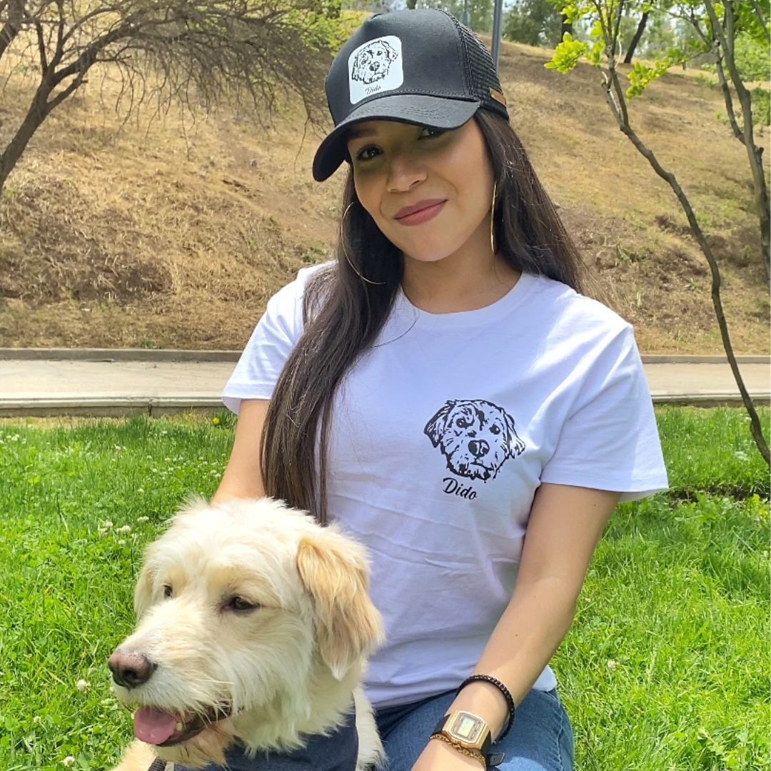 Match Polera + Gorro Con la cara de tu perro o gatito + Envío GRATIS  (Unisex)